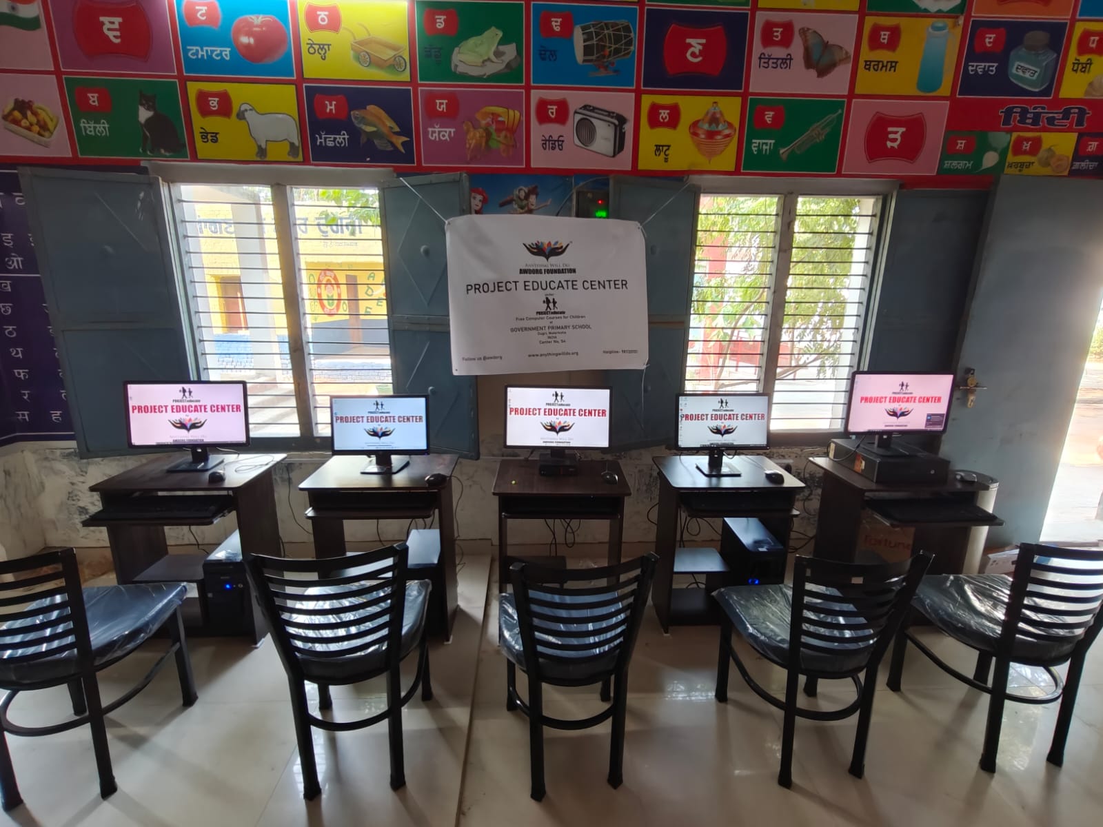 Anything Will Do Launches Its 54th Project Educate Centre in Dugri, Punjab